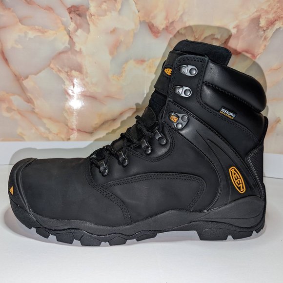 KEEN Utility Men's Louisville 6" Steel Toe Waterproof Work Boot - Picture 6 of 10